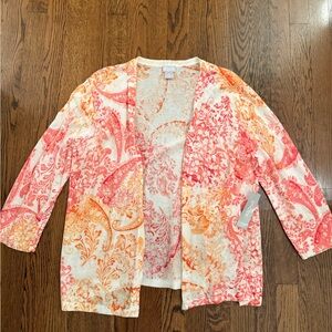 Chico's Paisley Cardigan Sweater